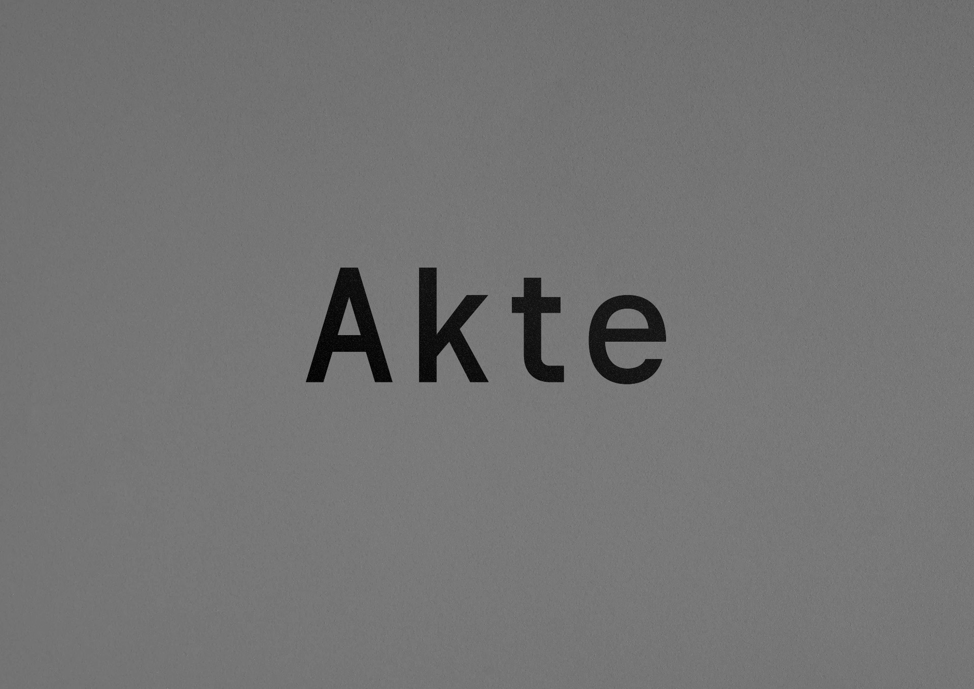 Akte Layout Malwin Béla Hürkey — Visual Communication — Posters