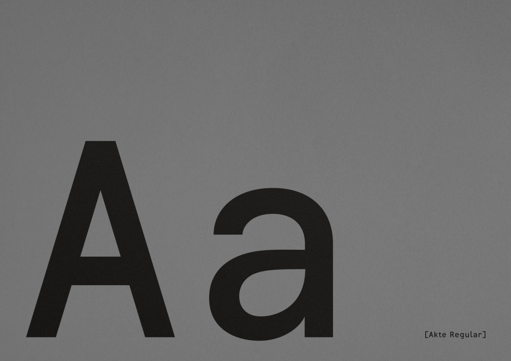 Akte Layout Malwin Béla Hürkey — Visual Communication — Akte — Type Design